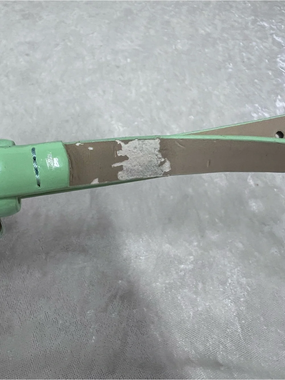 J. Crew Belt Mint Green Size S Skinny 1/2" Wide - Picture 13 of 13